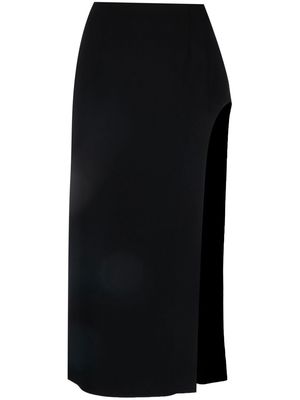 Giuseppe Di Morabito high-waisted side-slit skirt - Black