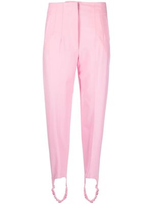Giuseppe Di Morabito high-waisted wool-blend leggings - Pink