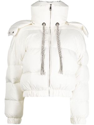 Giuseppe Di Morabito hooded puffer jacket - White