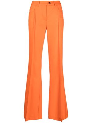 Giuseppe Di Morabito press crease flared trousers - Orange