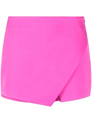 Giuseppe Di Morabito wraparound-style satin shorts - Pink