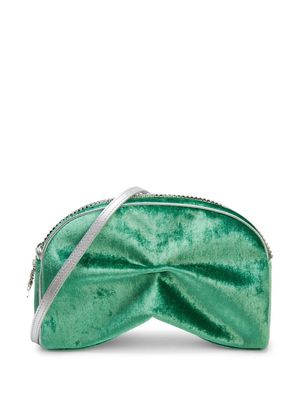Giuseppe Zanotti Agacia velvet crossbody bag - Green