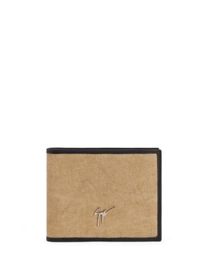 Giuseppe Zanotti Albert bi-fold wallet - BEIGe