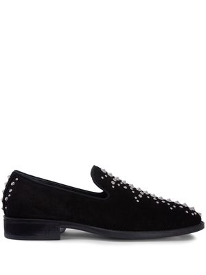 Giuseppe Zanotti Alfredson 15mm studded loafers - Black