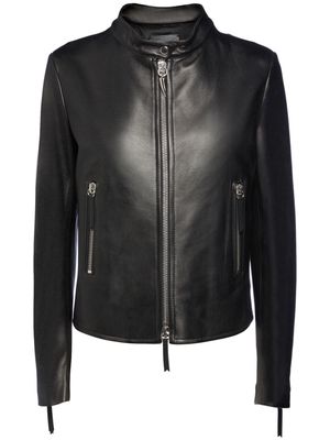 Giuseppe Zanotti Anthana leather jacket - Black