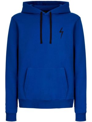 Giuseppe Zanotti Arthen cotton hoodie - Blue