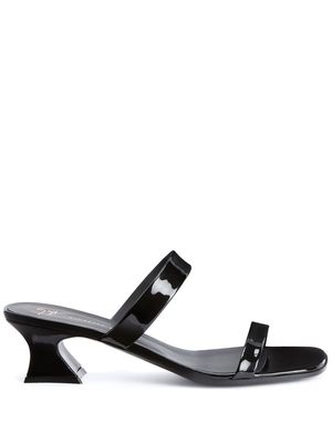 Giuseppe Zanotti Aude Plus 45mm patent sandals - BLACK
