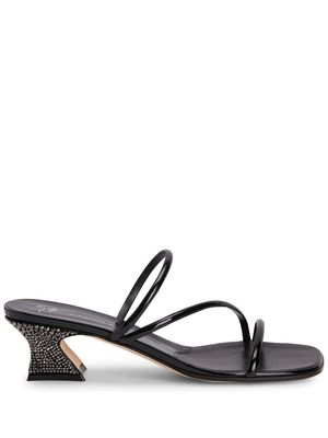 Giuseppe Zanotti Aude Strass embellished sandals - Black