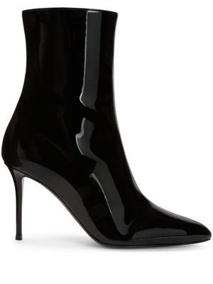 Giuseppe Zanotti Brytta 90mm high-shine boots - Black