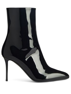 Giuseppe Zanotti Brytta 90mm patent ankle boots - Black