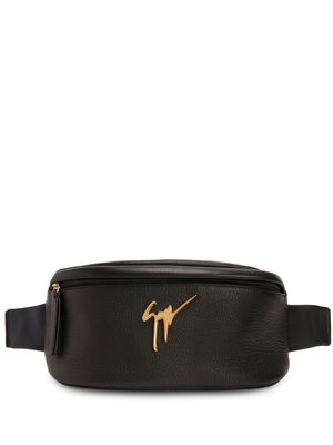 Giuseppe Zanotti Bud leather belt bag - Black