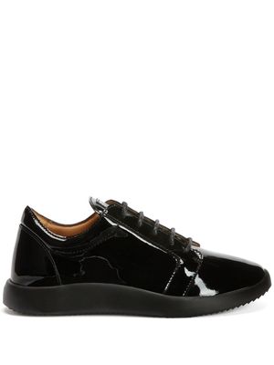Giuseppe Zanotti Coby patent leather sneakers - Black