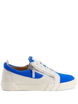 Giuseppe Zanotti colour-block low-top sneakers - Blue