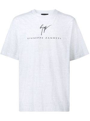 Giuseppe Zanotti digital-print cotton T-shirt - White