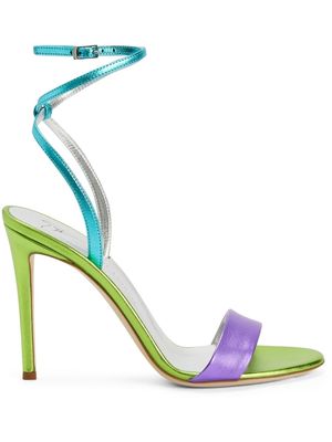 Giuseppe Zanotti Erwan metallic sandals - Green