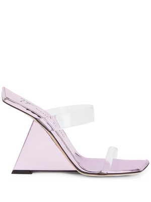 Giuseppe Zanotti Florance Plexi 105mm sandals - Pink