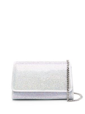 Giuseppe Zanotti Frump crystal-embellished clutch bag - Silver