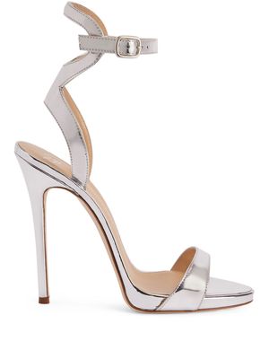 Giuseppe Zanotti Gwyneth open-toe leather sandals - Silver