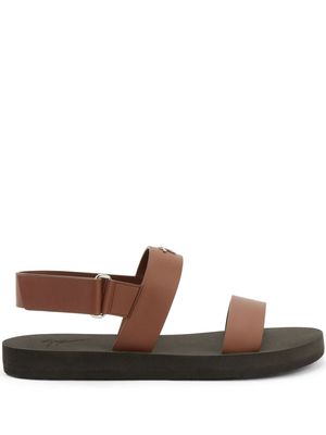 Giuseppe Zanotti GZ Saiph leather sandals - Brown