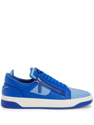 Giuseppe Zanotti Gz94 colour-block leather sneakers - Blue