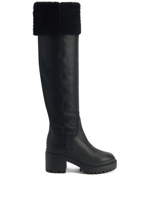 Giuseppe Zanotti Iwona 70mm leather boots - Black