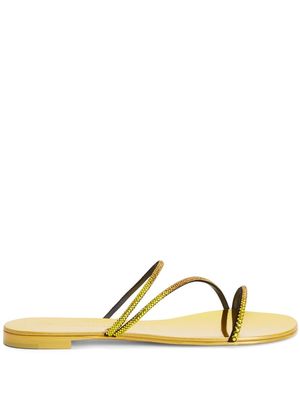 Giuseppe Zanotti Julianne slip-on sandals - Yellow