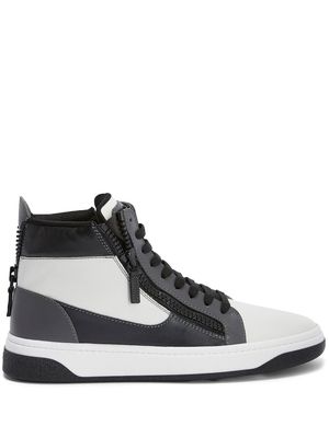 Giuseppe Zanotti lace-up high-top sneakers - Black