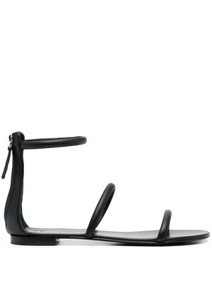 Giuseppe Zanotti leather ankle strap sandals - Black