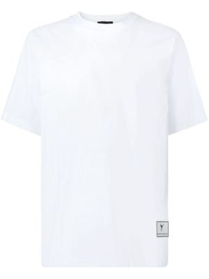 Giuseppe Zanotti logo-patch short-sleeve T-shirt - White