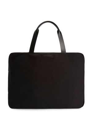 Giuseppe Zanotti logo-patch tote bag - Black