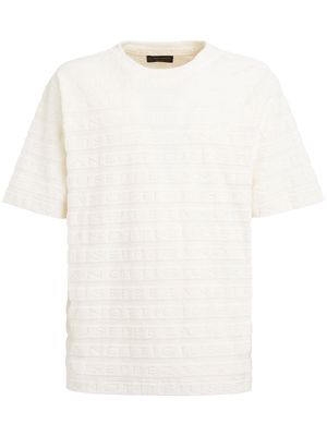 Giuseppe Zanotti logo terry-cloth T-Shirt - White