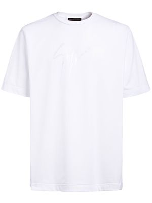 Giuseppe Zanotti Lr-44 laser-cut T-shirt - White