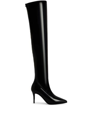 Giuseppe Zanotti Makanzie patent-leather boots - Black