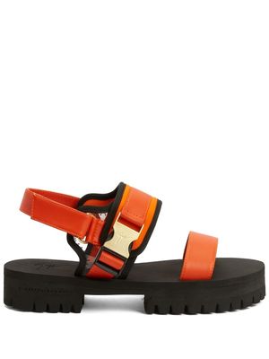 Giuseppe Zanotti Mederic touch-strap sandals - Orange