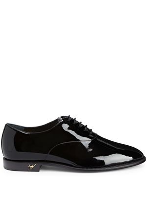 Giuseppe Zanotti Melithon patent leather Oxford shoes - Black