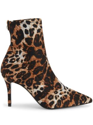 Giuseppe Zanotti Mirea 90mm leopard-print ankle boots - Black