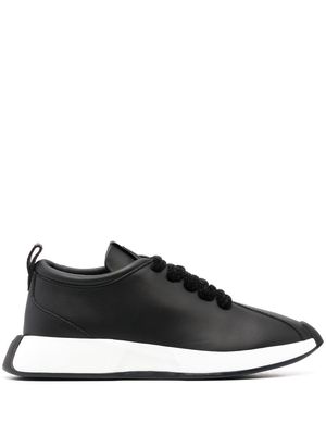 Giuseppe Zanotti Omnia velour-lace sneakers - Black