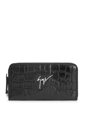 Giuseppe Zanotti Paula logo-print leather wallet - Black