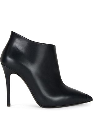 Giuseppe Zanotti pointed leather ankle boots - Blue