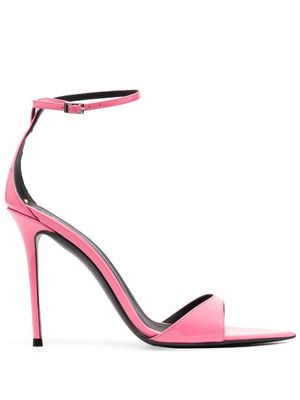 Giuseppe Zanotti pointed-toe leather sandals - Pink