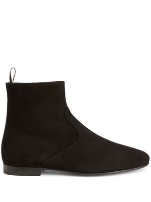Giuseppe Zanotti Ron suede ankle boots - Black