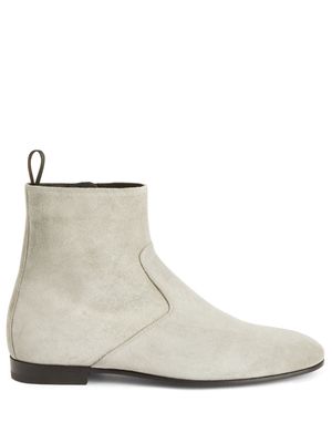 Giuseppe Zanotti Ron suede ankle boots - Grey