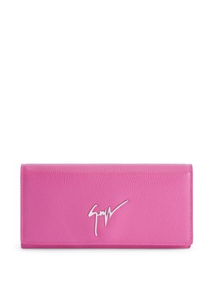Giuseppe Zanotti Selene logo-lettering wallet - Pink