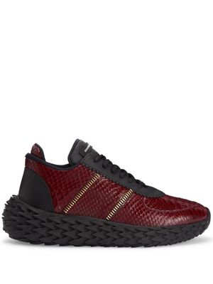 Giuseppe Zanotti Urchin leather sneakers - Red