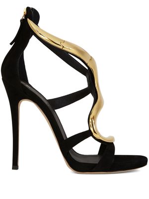 Giuseppe Zanotti Venere 120mm stiletto sandals - Black
