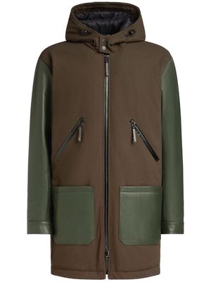 Giuseppe Zanotti Waylen hooded jacket - GREEN