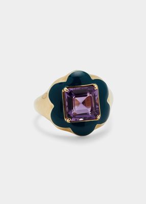 Give Them Flowers Amethyst Ring