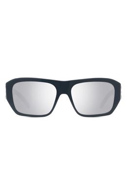 Givenchy 4G 56mm Square Sunglasses in Grey /Smoke Mirror