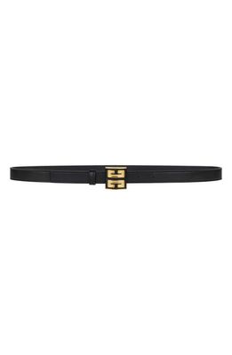 Givenchy 4G Buckle Leather Belt in Black
