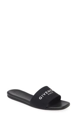 Givenchy 4G Flat Slide Sandal in Black